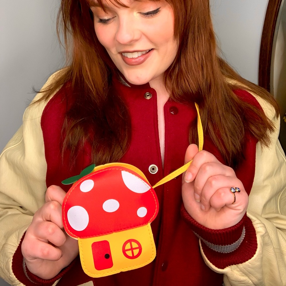 Cottagecore Brand New Mini Mushroom Purse